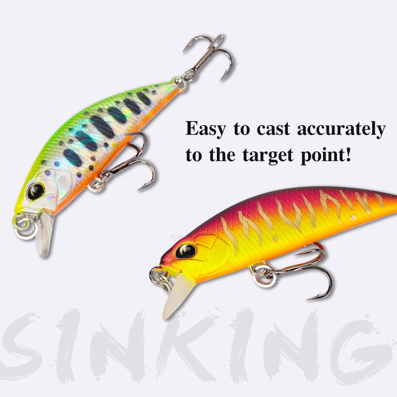 TSURINOYA Sinking Minnow Mini  - Fishing Lure Crankbait ulasan dan harga