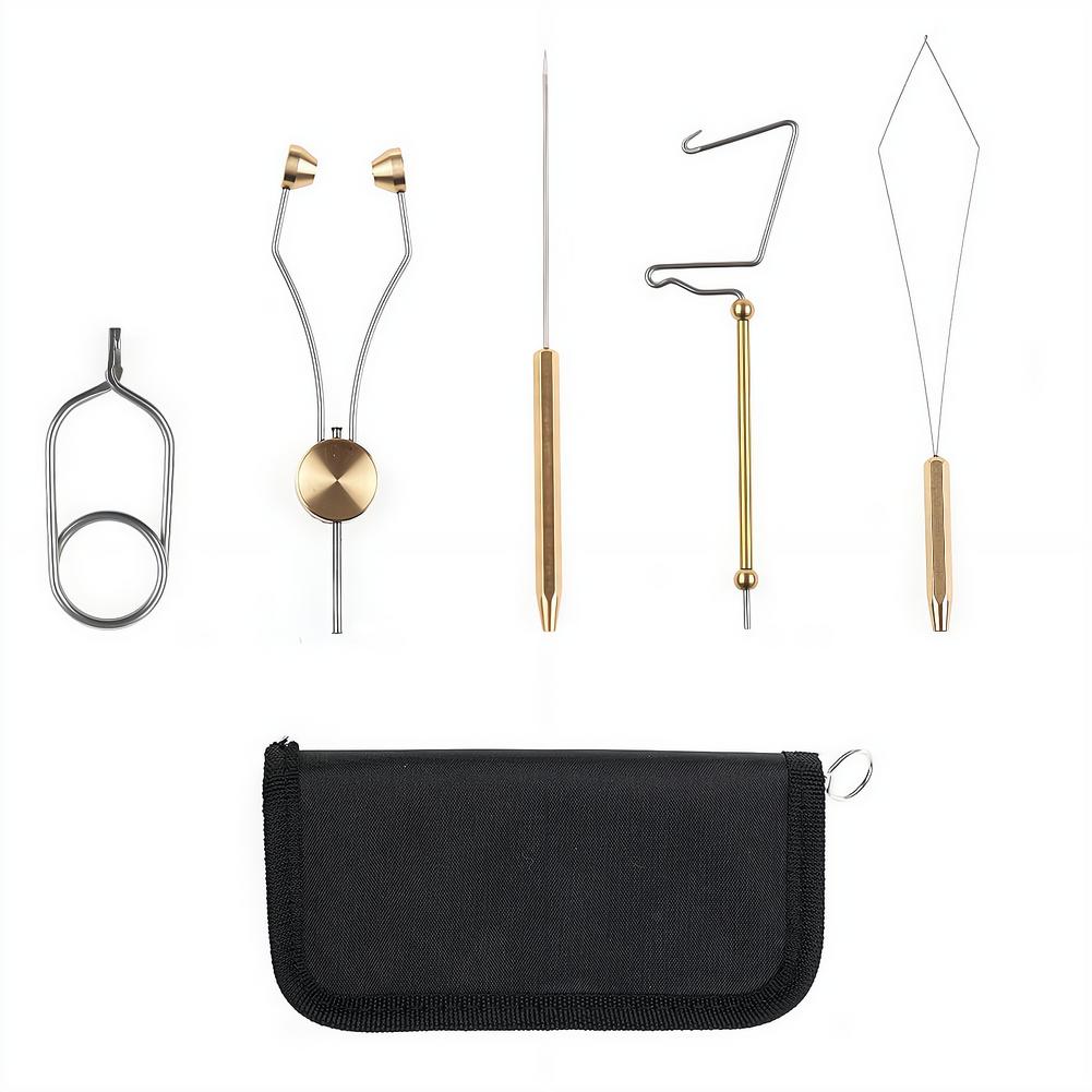 5 In 1 Fly Tying Tools Kit Fly - Fishing Lure Making Kit ulasan dan harga