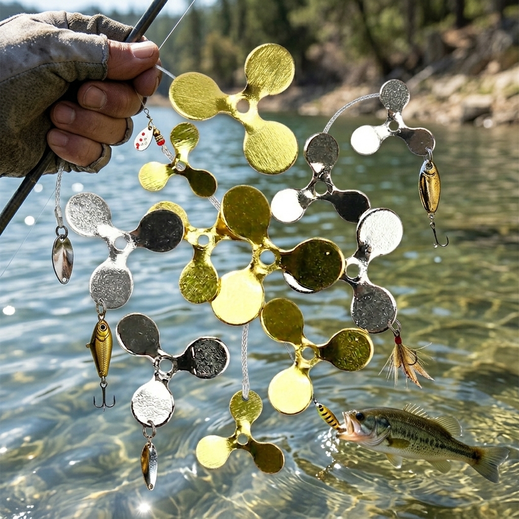 200Pcs 3-Blade Propeller Fishi - Fishing Lure Blade Bait ulasan dan harga