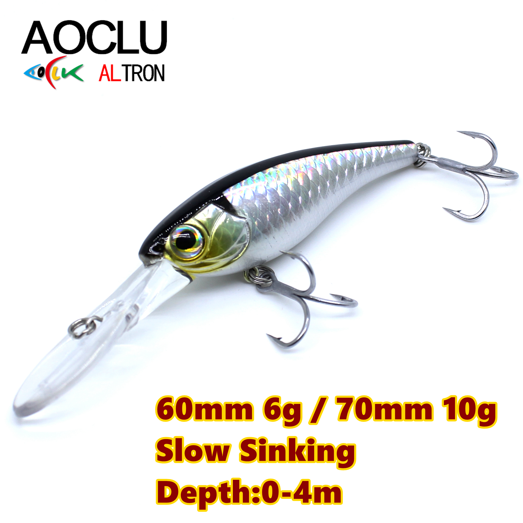 AOCLU Slow Sinking Crankbait M - Fishing Lure Jerkbait ulasan dan harga
