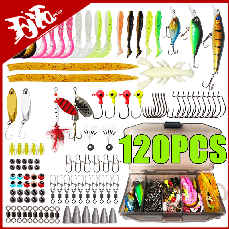 New 120PCS Fishing Lure Set So - Fishing Lure Crankbait ulasan dan harga