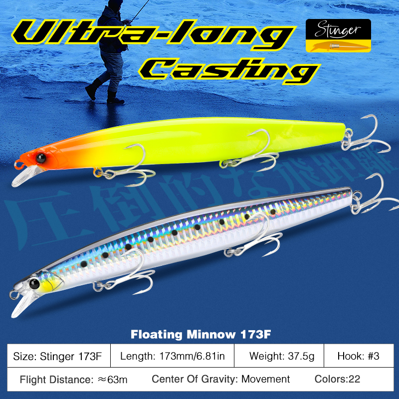 TSURINOYA Shore Fishing STINGE - Fishing Lure Crankbait ulasan dan harga