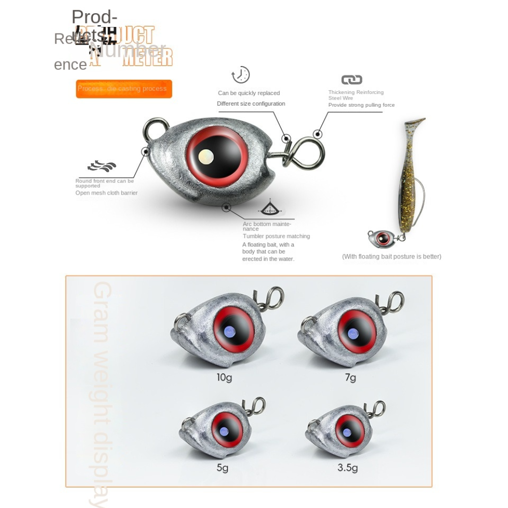 10pcs 3.5g/5g/7g/10g Swimbait  - Fishing Lure Jig ulasan dan harga