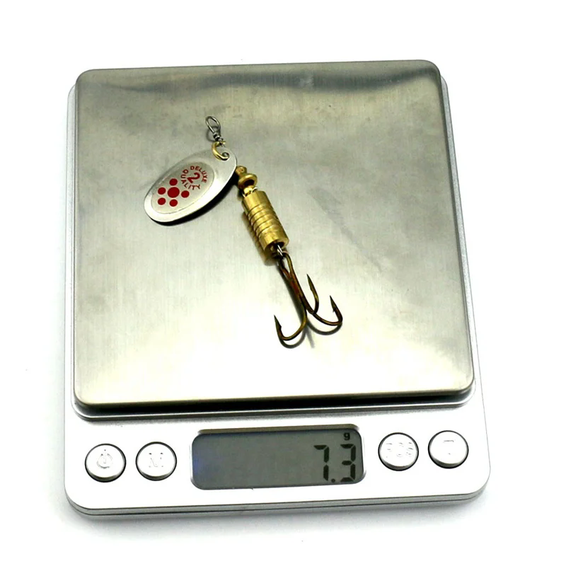 1PCS Metal Plating Spinner Bai - Fishing Lure Spoon ulasan dan harga