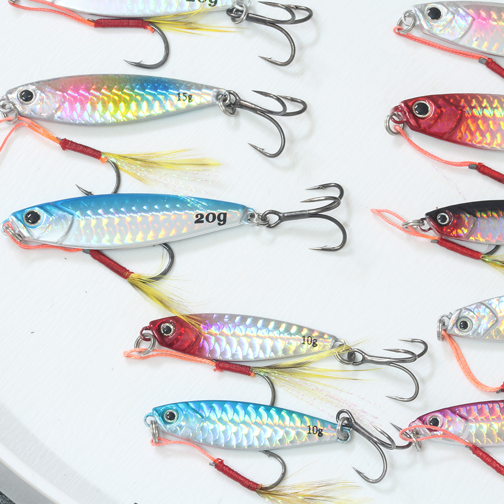 1pcs 10g 15g 20g Metal Jig Lur - Fishing Lure Jig ulasan dan harga
