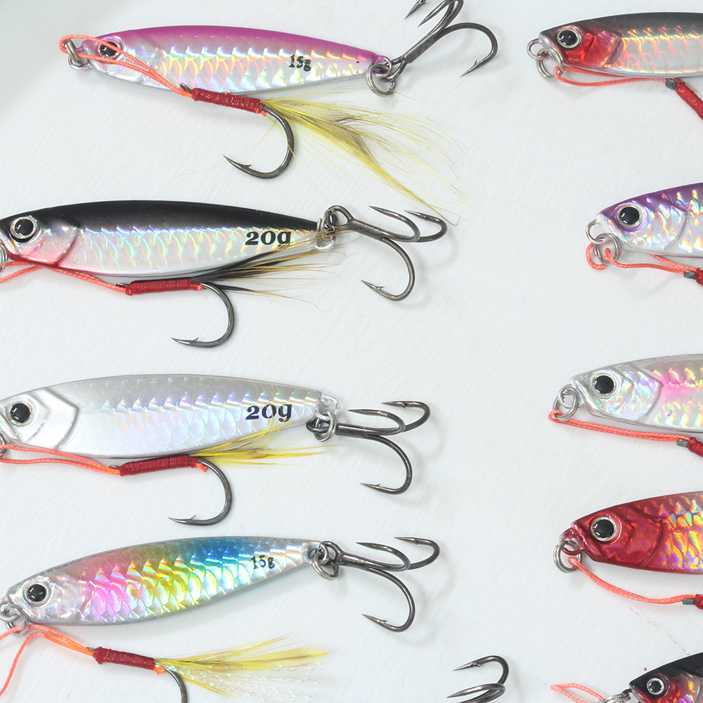 1pcs 10g 15g 20g Metal Jig Lur - Fishing Lure Jig ulasan dan harga