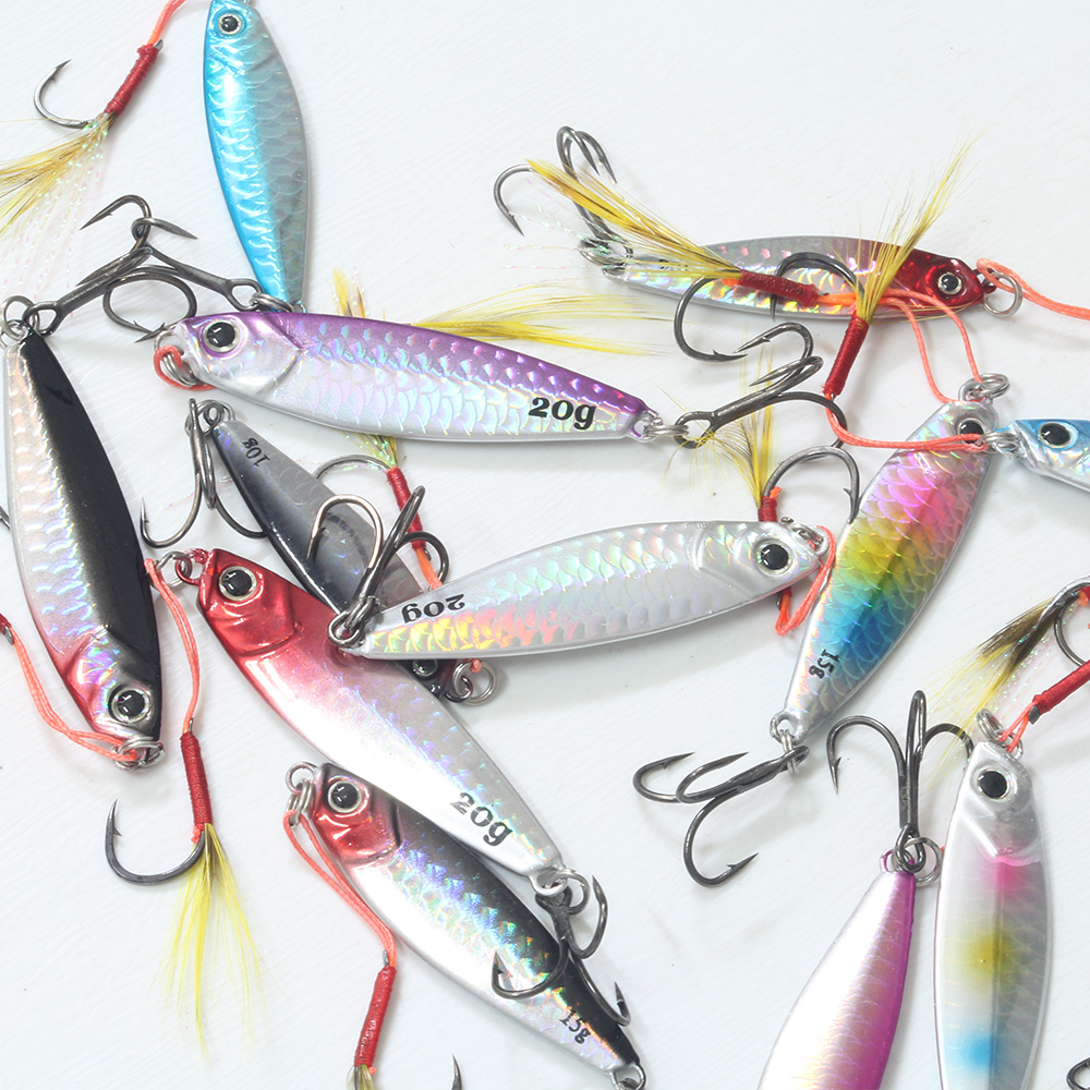 1pcs 10g 15g 20g Metal Jig Lur - Fishing Lure Jig ulasan dan harga