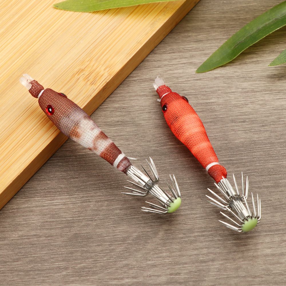 5pcs 60mm 3.3g Mini Squid Tata - Fishing Lure Soft Plastic ulasan dan harga