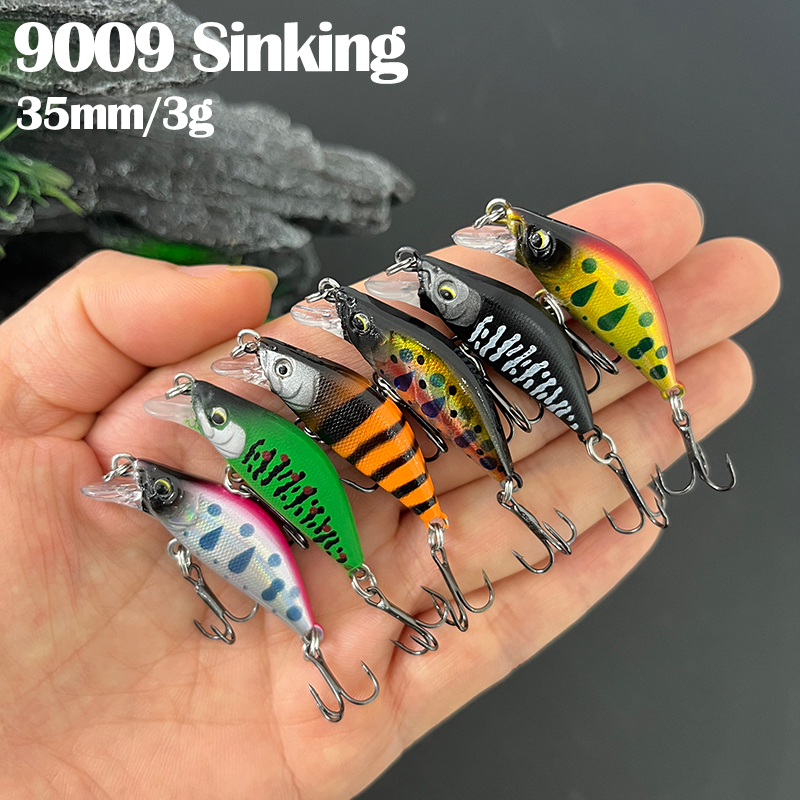 3g 35mm Mini Sinking Minnow Fi - Fishing Lure Jerkbait ulasan dan harga