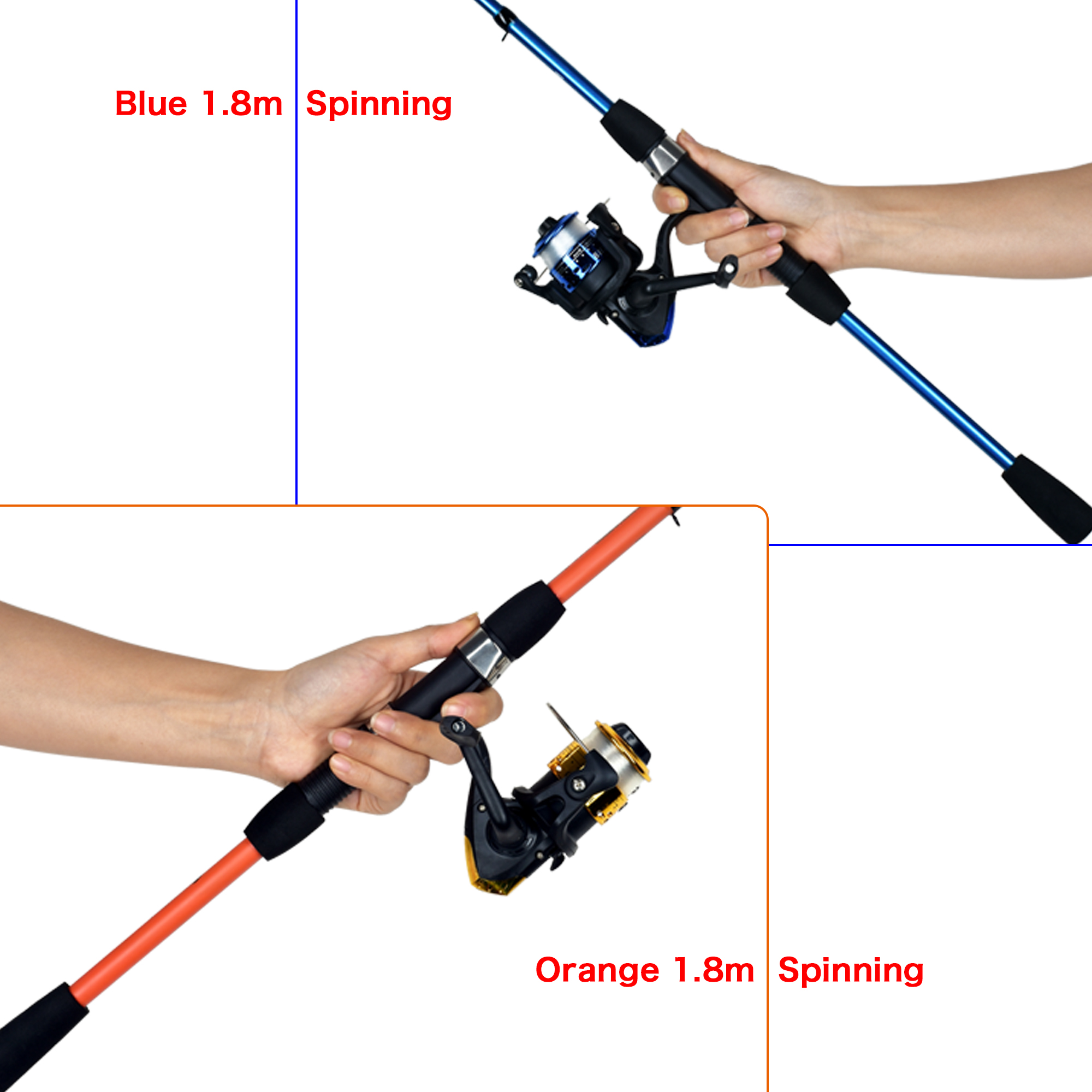 BIUTIFU Spinning Fishing Rod S - Fishing Lure Spinnerbait ulasan dan harga
