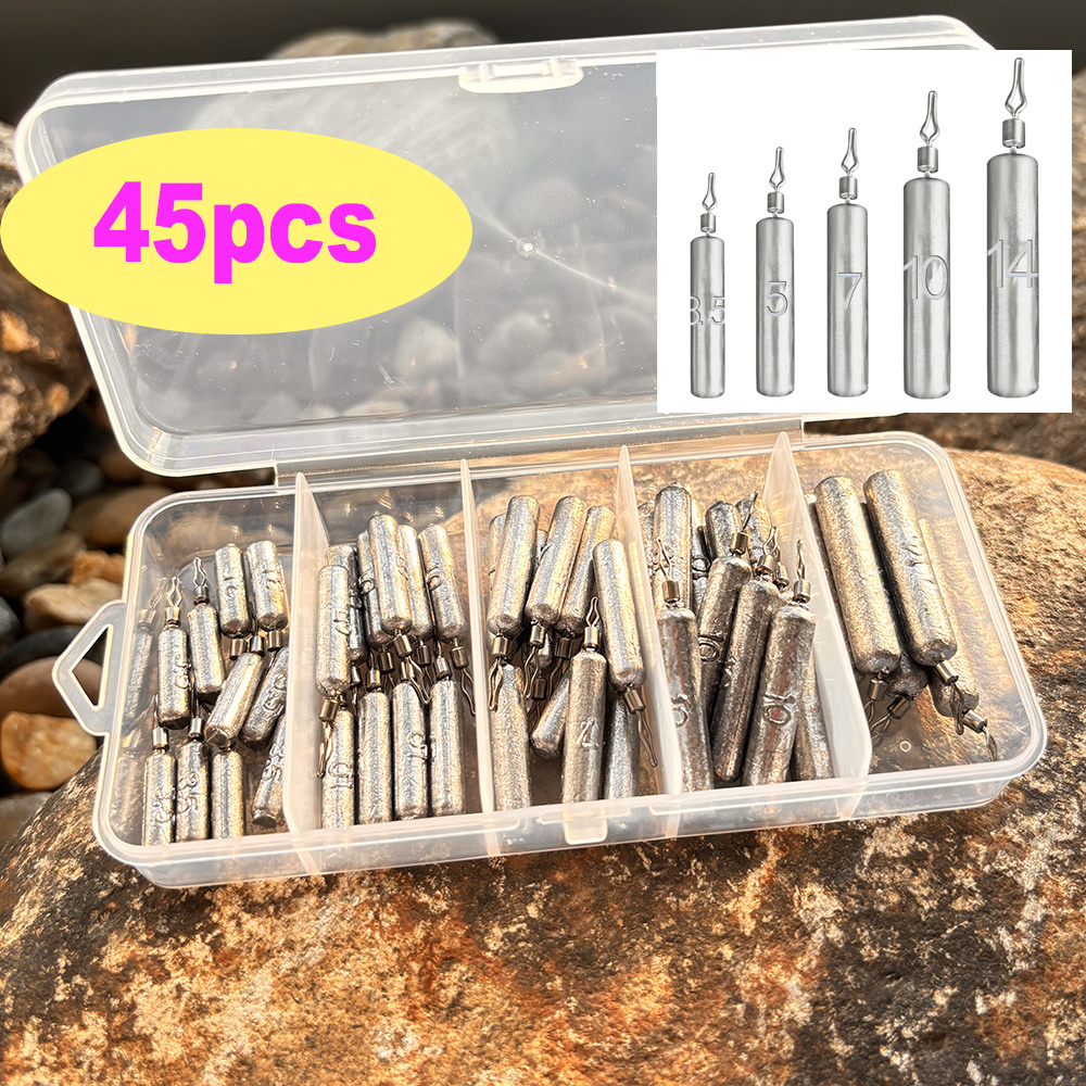 45pcs/box Fishing Weight 3.5g  - Fishing Lure Box ulasan dan harga