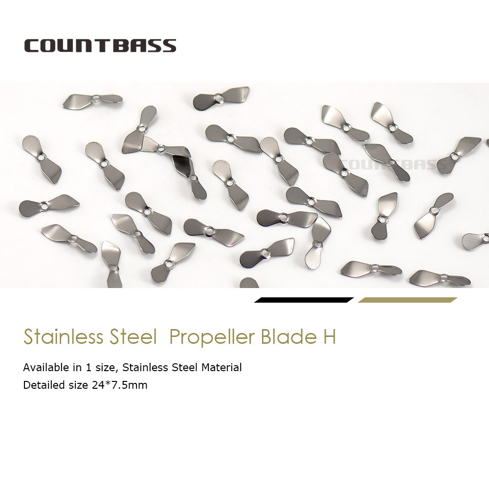 Countbass 50pcs Stainless Stee - Fishing Lure Blade Bait ulasan dan harga