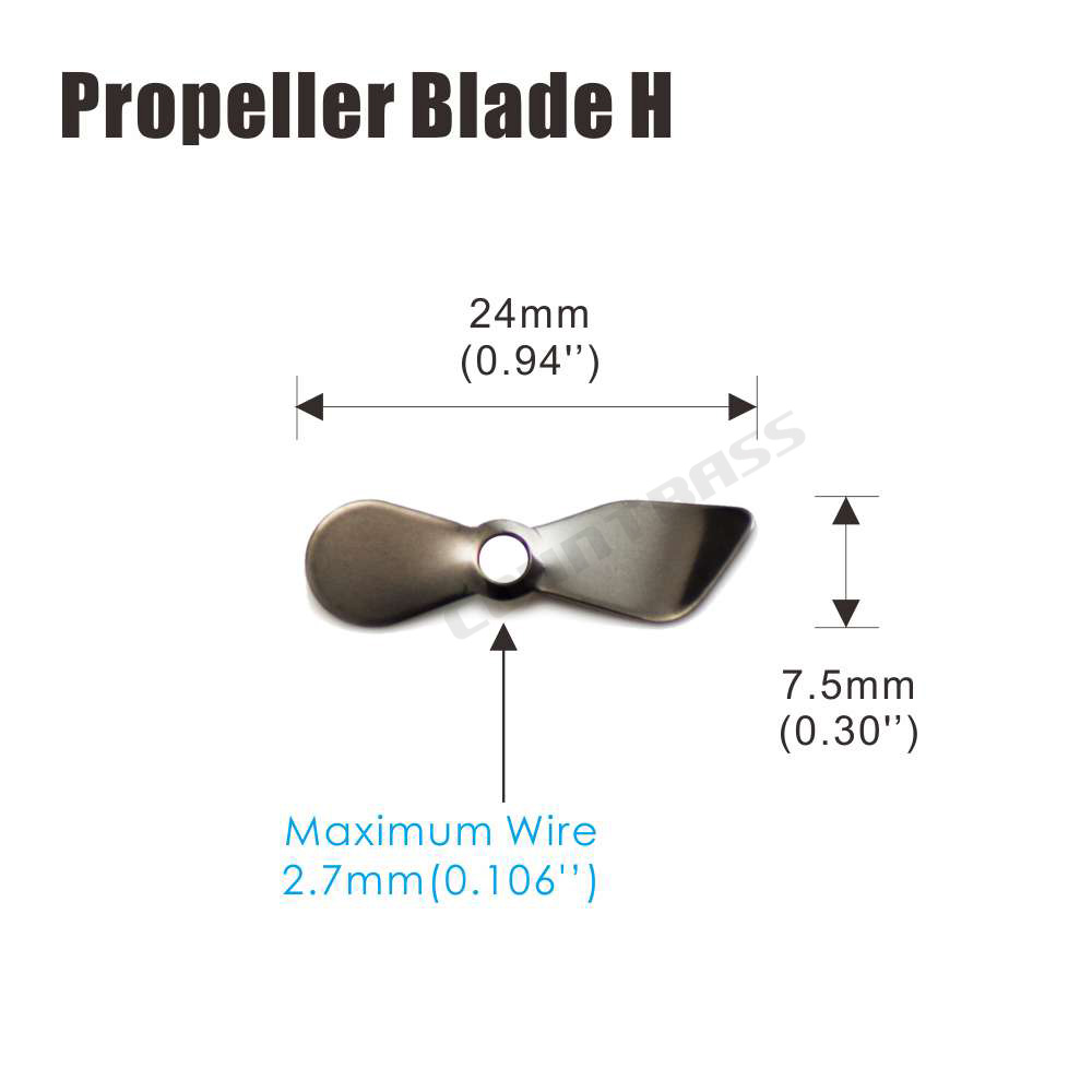 Countbass 50pcs Stainless Stee - Fishing Lure Blade Bait ulasan dan harga